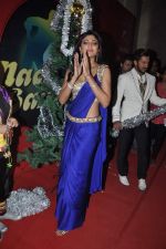 Shilpa Shetty at XMAS celebrations on the sets of Nach Baliye in Filmistan, Mumbai on 23rd Dec 2013